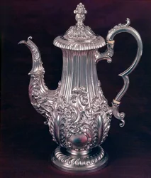 Koffiepot door John Watson, Sheffield, 1818